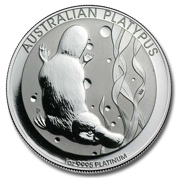 1 oz Australian Platinum Platypus Coin (BU)