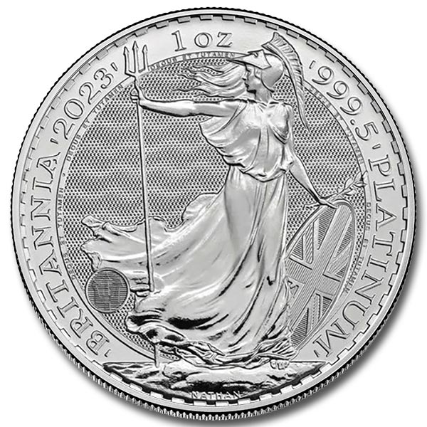 2023 British 1 oz Platinum Britannia – King Type