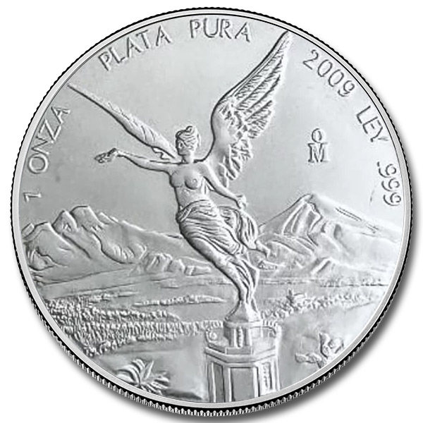 2009 1 oz Mexican Silver Libertad Coin