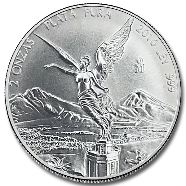 2010 2 oz Mexican Silver Libertad Coin