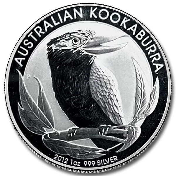 2012 Australia 1 oz Silver Kookaburra Coin