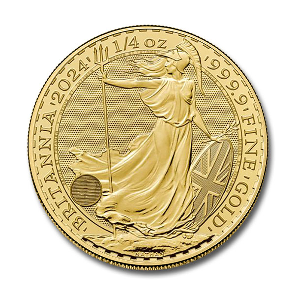 2024 1/4 oz British Gold Britannia Coin (BU)