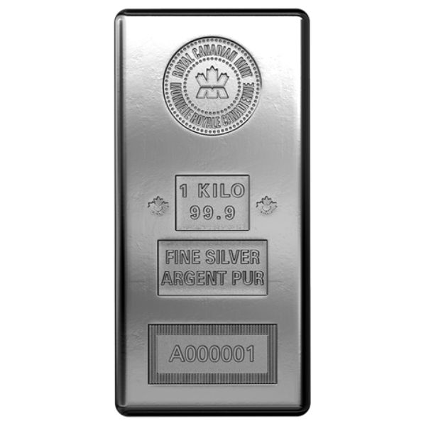 Royal Canadian Mint 1 Kilo Silver Bar (New)