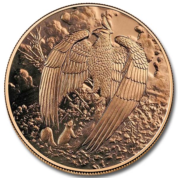 Great Eagle Nordic Creatures 1 oz Copper Round (New)
