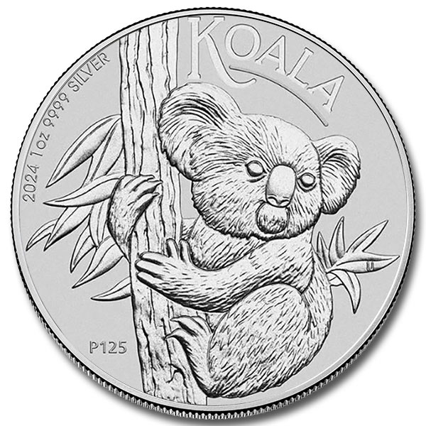 2024 Australia 1 oz Silver Koala Coin (BU in Capsule)