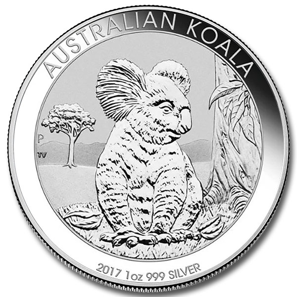 2017 Australia 1 oz Silver Koala Coin (BU in Capsule)