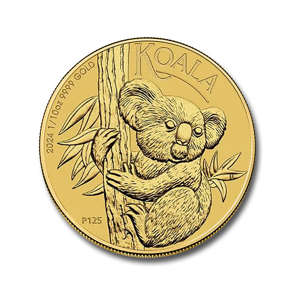 2024 1/10 oz Australian Gold Koala Coin (BU in Capsule)