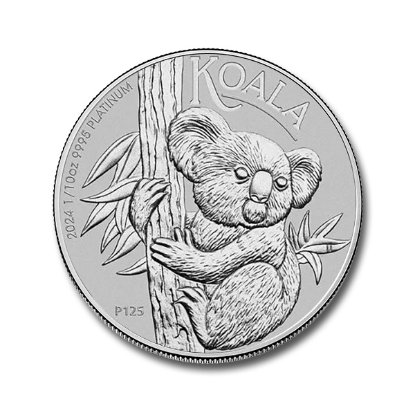 2024 1/10 oz Australian Platinum Koala Coin (BU in Capsule)