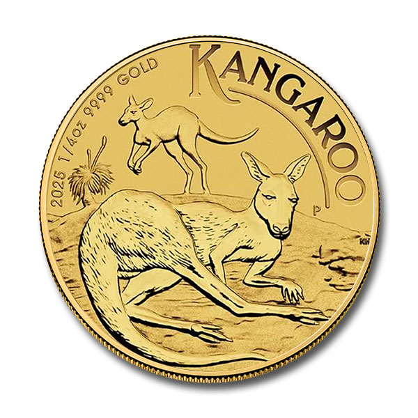 2025 1/4 oz Australian Gold Kangaroo Coin (BU in Capsule)