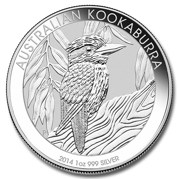 2014 Australia 1 oz Silver Kookaburra Coin (BU)