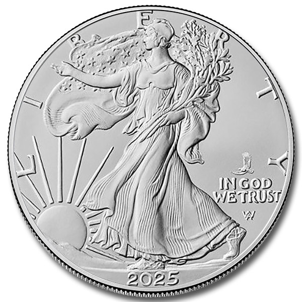 2025 (P) Eagle Privy American Silver Eagle Coin (BU)