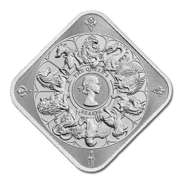 Royal Mint 1 oz Queen’s Beast Completer Silver Bar (New)