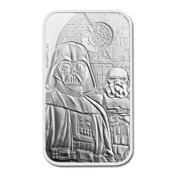 Royal Mint Star Wars Dark Side 1 oz Silver Bar (New)