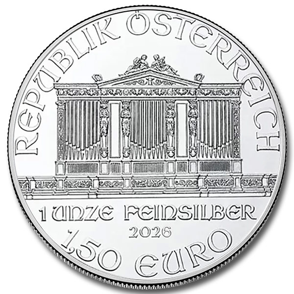 2026 1 oz Austrian Silver Philharmonic Coin (BU)