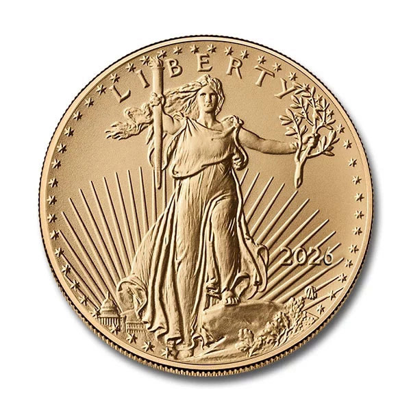 2026 1/4 oz American Gold Eagle Coin (BU)