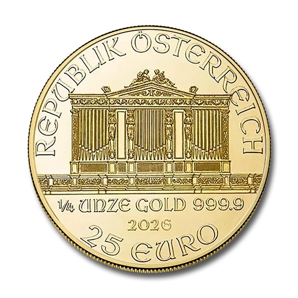 2026 1/4 oz Austrian Gold Philharmonic Coin (BU)