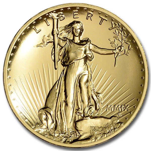 2009 1 oz Ultra High Relief $20 Double Eagle Gold Coin