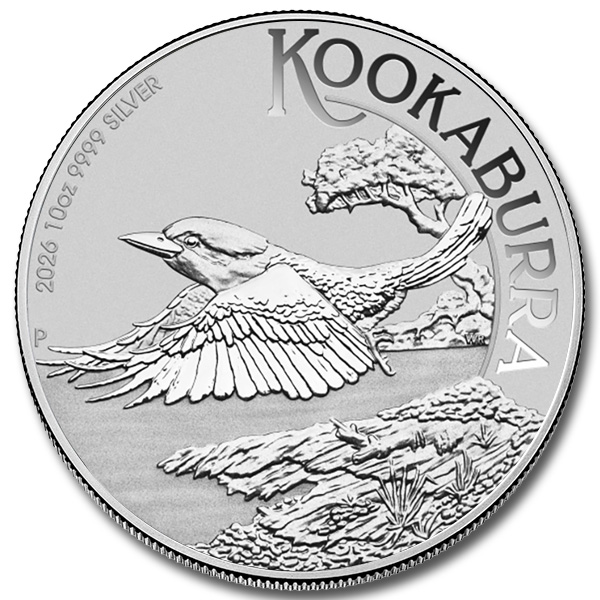 2026 10 oz Australian Kookaburra Silver Coin (BU in Capsule)