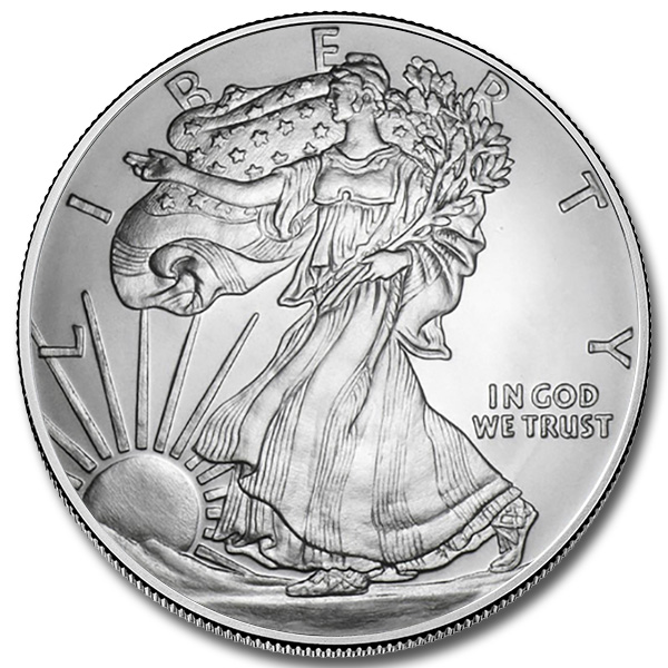 GSM Walking Liberty 5 oz Silver Round (New)